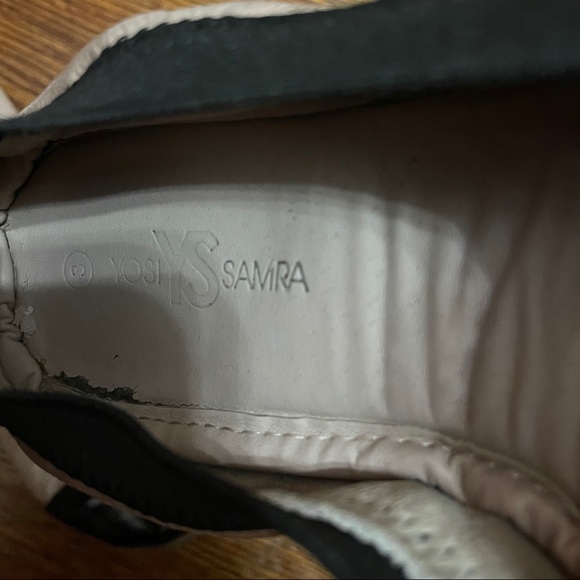 Yosi Samra Beige Black Patent Ballet Flats Girls 3 - Picture 4 of 4